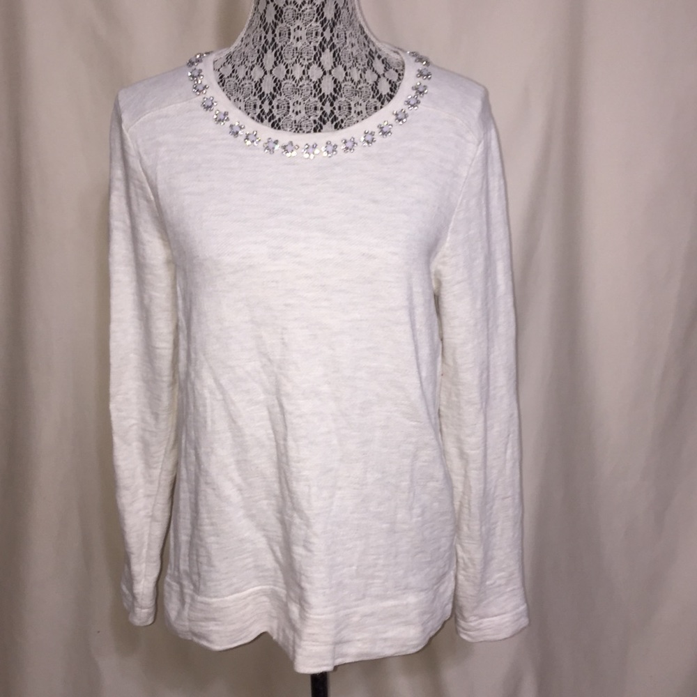 Jcrew embellished Sweater